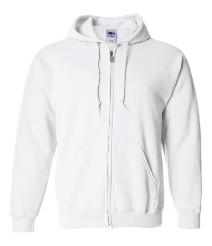 Custom Full Zip Hooded Sweatshirt